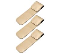 HINTRMENT Étui en Cuir Pu Simple et Élégant pour Pinces à Épiler à Cils en Acier Inoxydable, Protection Chocs et Rangement Pratique, pour Paquet et Présent