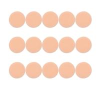 HINTRMENT Houppette de Maquillage Ronde en Coton Pur 15pcs, Disque Poudre Fixante pour Visage, Adhérence Optimale et Lissage des Zones Étroites, Usage Salon et Domicile