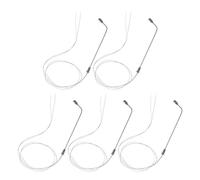 HINTRMENT Lampadaires Miniatures pour Modélisme et Installation Facile Design Compact 1:200 Lot de 5 en Tuyau d'acier pour Paysage et Maquettes