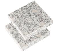 HINTRMENT Lot de 2 Dalles Rafraîchissantes en Marbre 9x9 Cm pour Hamsters, Lapins, Cochons D’Inde et Chinchillas - Accessoires pour Animaux de Compagnie, Tapis Rafraîchissant Été, Lit