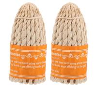 HINTRMENT Lot de 2 Parfum en Corde Népalais Fait Main Grand Format Parfum Aromatique Solide pour Contemplation Chambre Bureau et Spa Tissé pour Purification