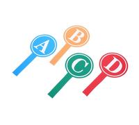 HINTRMENT Lot de 4 Planches à Bras Effaçables à Sec en Écume, Simples et Sûres, Tableaux Blancs Pratiques pour Scénarios de Compétition, Format Unilatéral Portable