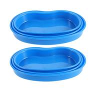 HINTRMENT Lot de 6 Plateaux en Plastique Forme Rein pour Comptage de Pilules Léger Organisateur de Remède pour Hôpital et Usage Infirmier