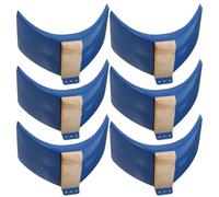 HINTRMENT Lot de 6 Supports de Repos pour Pigeons en Bois Massif et Plastique Perchoirs Robustes pour Pigeonnier Cadre de Stationnement pour Oiseaux Accessoire Pratique pour Habitat de
