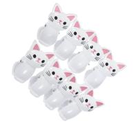 HINTRMENT Lot de 8 Pinces Multi-Usages en Plastique Blanc Clips de Fermeture pour Sachets de Chips Clips Réutilisables pour Paquet Alimentaires Accessoires Pratiques pour Bureau Cuisine