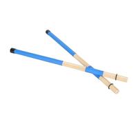 HINTRMENT Maillets de Tambour en Bois Bleu Résistants à L'usure, Paire de Baguettes pour Percussion Professionnelle, pour Batterie et Musique Jazz