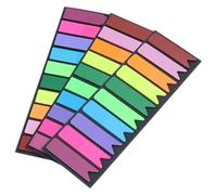 HINTRMENT Marque-pages Adhésifs Pet 300 Pcs, Faciles à Utiliser et Transporter, Transparents et Colorés, pour L'usage Quotidien en Classe