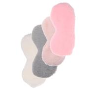 HINTRMENT Masque de Sommeil pour Garçon et Filles en Chinlon Léger et Confortable, Lot de 4 Pièces Colorées Design Adorable, pour Dormir en Voiture Lit Couleur Aléatoire