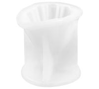 HINTRMENT Moule à Bougie en Silicone Restauration Rapide sans Bavure Forme Robe de Mariée Matériau Silicone Blanc pour Bougie Parfumée pour Création Artisanale