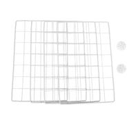 HINTRMENT Panier de Rangement en Fer 40X40X32 CM Séparateurs Multiples pour Congélateur Coffre et Organisation Alimentaire