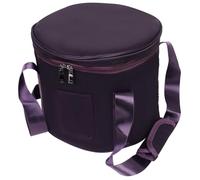 HINTRMENT Paquet de Bol Chantant Fermeture Éclair Fluide et Doublure Intérieure pour Transport Sécurisé Violet 10 Pouces Paquet de Rangement Portable pour Contemplation Couleur Aléatoire