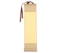 HINTRMENT Parchemin Style Élégant Mural en Tissu Beige Rétro Décoration Vintage Polyvalente pour Calligraphie et Peinture pour Artistes et Divers Décors