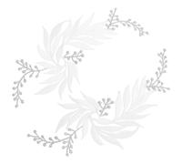 HINTRMENT Patchs Thermocollants à Motif de Feuille Brodés 2pcs pour Vêtements et Paquet à Dos, Décoration Chic en Fil de Broderie, pour Projets DIY et Réparations