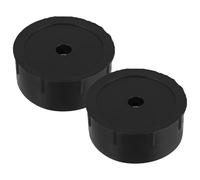 HINTRMENT Pièces de Rechange Multifonctionnelles Faciles à Installer 2pcs Bouchons en Plastique Noir pour Réparation et Remplacement du Griffoir pour Poteau à Griffer Chat