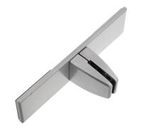 HINTRMENT Pince de Séparation Verticale Support de Fixation Stable et Fiable en Alliage D'aluminium Argenté pour Cloison de Bureau, pour Salle de Conférence ou École