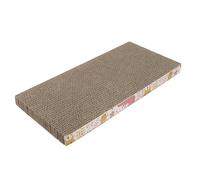 HINTRMENT Planche à Gratter Surface Solide Marron pour Chat et Chaton en Carton Ondulé Protège Meubles la Maison Tapis Griffoir Résistant à l'usure