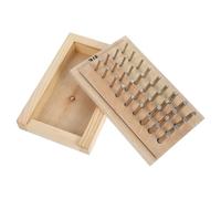 HINTRMENT Planche Facile Doigts de Rééducation en Chevilles Bois en Fer Coordination Œil-main à Utiliser pour Centres de Réhabilitation et Hôpitaux