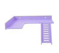 HINTRMENT Plateforme de Cage Debout et Échelle pour Hamster en Bois Composite L-Shaped, Prévient la Mastication, Favorise l'exercice, pour Jouer, Petits Animaux comme Gerbils et Hamsters