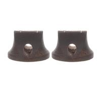 HINTRMENT Ponts D'erhu en Ébène Noir 2 Pièces, Accessoires pour Erhu, Pont Chinois Traditionnel, Améliore la Sonorité, Adapté aux Musiciens et Débutants, Pièce D'orchestre pour