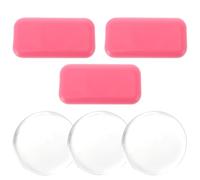 HINTRMENT Porte-cils Portable pour Extension de Cils 6pcs Coussinets en Silicone Spécialement Conçu, pour Usage Quotidien et Salon de Beauté