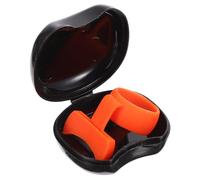 HINTRMENT Porte-médiators Multi-Fonction Antidérapant en Silicone Orange et Maintien Sécurisé du Pouce pour Guitare Électrique Accessoire pour Guitaristes Débutants