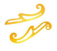 HINTRMENT Règle de Couture en Plastique Jaune 2pcs pour Diy, Multi Usage Prise en Main Confortable, pour Modélisme et Création de Vêtements