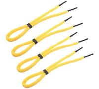 HINTRMENT Sangle de Lunettes Flottantes Jaune en Nylon, Lot de 4 | Cordons pour Lunettes, Cordon de Lunettes pour Hommes, Fête, Usage Quotidien