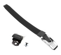 HINTRMENT Sangles de Patin à roulettes Noires en PVC et TPR Boucle de Remplacement Facile à Installer, Kit Complet Vis pour Patins à roulettes