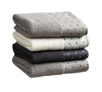 HINTRMENT Serviettes Visage Couleur Aléatoire Lot de 4 en Coton Pur, Six Couches Épaisses, Absorbantes et Respirantes, Visage et Serviette de Toilette Maison