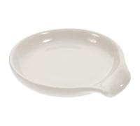 HINTRMENT Support à Cuillère en Céramique Blanche, Porte-cuillères à Soupe de Table, Repose Ustensiles la Cuisine, Accessoire pour Restaurants, Design Compact pour Maintien Style Aléatoire