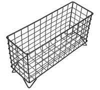 HINTRMENT Support en Métal Noir pour Mangeoire à Foin pour Lapins et Petits Animaux Étagère Pratique et Réutilisable pour Cage Distributeur Nourriture Lapin Sécurisé et Solide