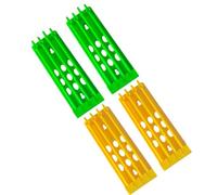 HINTRMENT Support Robuste en Plastique pour Bagues de Pattes de Pigeon Voyageur, Organiseur de Rangement 4 Pièces pour Stockage Ordonné des Anneaux