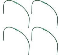 HINTRMENT Supports de Tunnel pour Serrage Arqués Verts en Tube Acier 4 Lots | Structure Courbe de Jardin, Plastique de Protection, pour Plantes au Jardin L’entrée