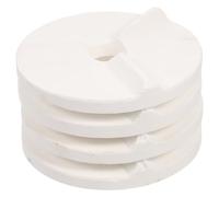 HINTRMENT Tapis Réfractaire Support Pratique et Modulable 4pcs en Oxyde D'aluminium Blanc et Création D'objets en Argile pour Four à Poterie pour Céramique