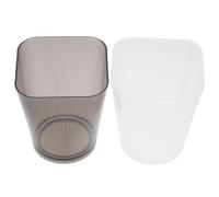 HINTRMENT Tasse à Mesurer Cuisine Translucide 2 Pcs en Pp 135ml Marquages Faciles à Lire et Base Plate pour Usage Cuisine à Domicile
