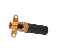 HINTRMENT Vanne Automatique Résistante à l'usure en Cuivre Économise l'eau, Accessoire pour Distributeur d'eau Extérieur Noir pour Abreuvoir à Moutons et Bovins