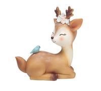 Hintyne Figurine de Renne décorative en Forme de cerf édition de cerf pour la Saint-Valentin Noël fête à la Maison décoration de gâteau de Bureau Fourniture de pâtisserie