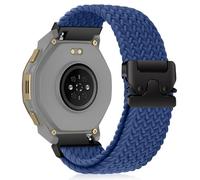 HinZann 20mm Bracelet pour Amazfit Active 3 Premium/2 Square - Bleu | Bracelet de Montre Nylon Tressé, Sport Elastique Bracelet de Rechange pour Cheetah 2 Pro / T-Rex 3 Pro 44mm / Active 2/Active