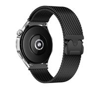 HinZann 22mm Bracelet pour Huawei Watch GT 6/ GT 6 Pro/ GT5 Pro/ GT5/4 46mm, Acier Inoxydable, Métal Milanais Magnétique Bracelet Montre pour Huawei Watch 5/4 46mm/ 4 Pro 48mm/ Ultimate 2 - Noir