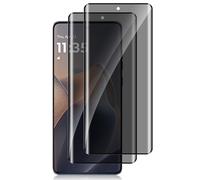 HinZann Privacy Protection Écran pour Motorola Edge 60 Fusion 5G, 2 Pièces Anti-Espion Verre Trempé Film, Dureté 9H, Anti Rayures, Anti-Spy Protection Écran pour Motorola Edge 60 Fusion 5G