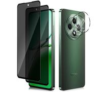 HinZann Protection Écran Privacy pour OPPO Reno12 F / Reno12 FS 5G, [2+2 Pièces] Verre Trempé Anti-Espion + Caméra Arrière Protecteur, Film Protection Écran Anti-Spy pour OPPO Reno 12F / 12FS 5G
