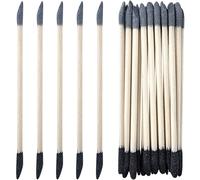 HINZIC Lot de 10 bâtons de ponçage à double extrémité 14 x 0,5 cm Grain 150/280 Outil de polissage pour modèles en plastique, miniatures, bois, loisirs créatifs