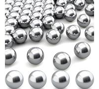 HINZIC Lot de 125 billes de mélange de peinture 4 mm pour vernis à ongles en acier inoxydable 316