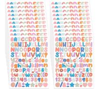 HINZIC Lot de 20 feuilles de petits autocollants en vinyle imperméable de 1,27 cm, pour scrapbooking, boîte aux lettres, boîte aux lettres, 15 couleurs