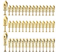 HINZIC Lot de 90 vis d'ancrage auto-perceuses en acier zingué pour cloison sèche, boulons d'expansion en métal robuste pour sangles d'étagère TV, plaques de plâtre (45 ensembles)