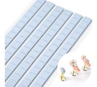 HINZIC Lot de 96 mastics adhésifs amovibles pour accrocher au mur, non marquant, repositionnable, réutilisable, bleu pour photos, loisirs créatifs, photographie