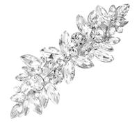 HINZIC Pince à Cheveux Strass Argent Cristal Mariage