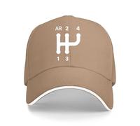 hioknytfs Chapeau de yoga pour femmes et hommes 2Cv Gear Shift Pattern Baseball Cap Trucker Caps, gltnx-Color1, Taille unique