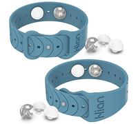 Hion 1 paire de bracelets pour soulager le mal des transports - Bracelets d'acupression - Pour les nausées matinales, le mal de mer, les maladies de la voiture, ruban (taule)