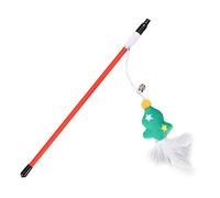 hionre Arbre de Noël, élan, cloche, cadeau pour chat, chaton, baguette, jouet interactif - 2#